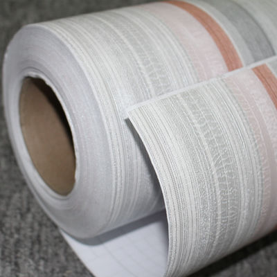 0.1mm-0.15mm PVC sans peeling et collage papier peint haut brillant toucher doux