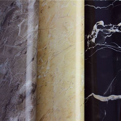 Effets de marbre papier peint en PVC auto-adhésif pour salle de bains 0.1mm-0.15mm épaisseur