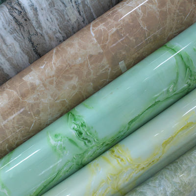 Film en PVC à toucher doux pour décoration de comptoir en marbre de cuisine