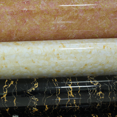Film PVC à l'aspect marbre durable pour la décoration intérieure
